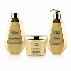 Mineral DeFrizz kit (shampoo,Mud,Leave-In Conditioner) bundle