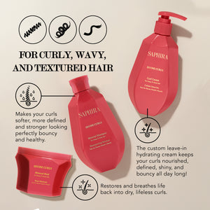Divine Curls Kit (shampoo,Mud,Curl Cream) Bundle