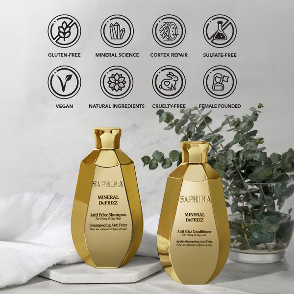 Mineral DeFrizz kit (shampoo,Mud,Mineral Mist) bundle