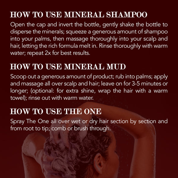 Healing Repair Kit (shampoo,Mud,The one) Bundle