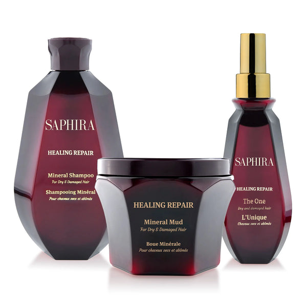 Healing Repair Kit (shampoo,Mud,The one) Bundle