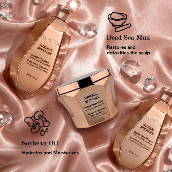 Mineral Moisture kit (shampoo,Condtioner,Hair Mask) bundle