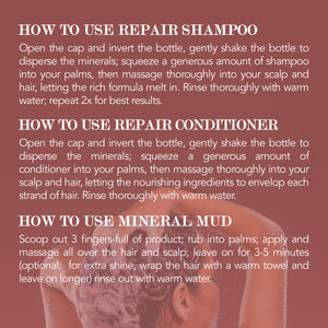 Mineral Moisture kit (shampoo,Condtioner,Hair Mask) bundle