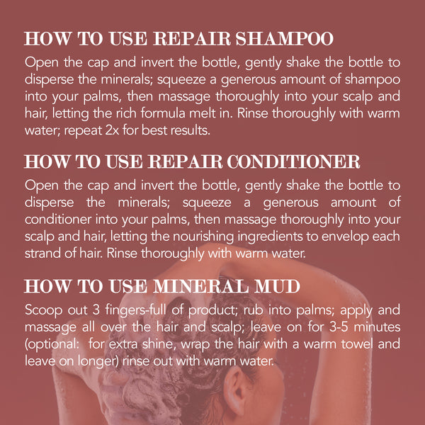 Mineral Moisture kit (shampoo,Condtioner,Hair Mask) bundle