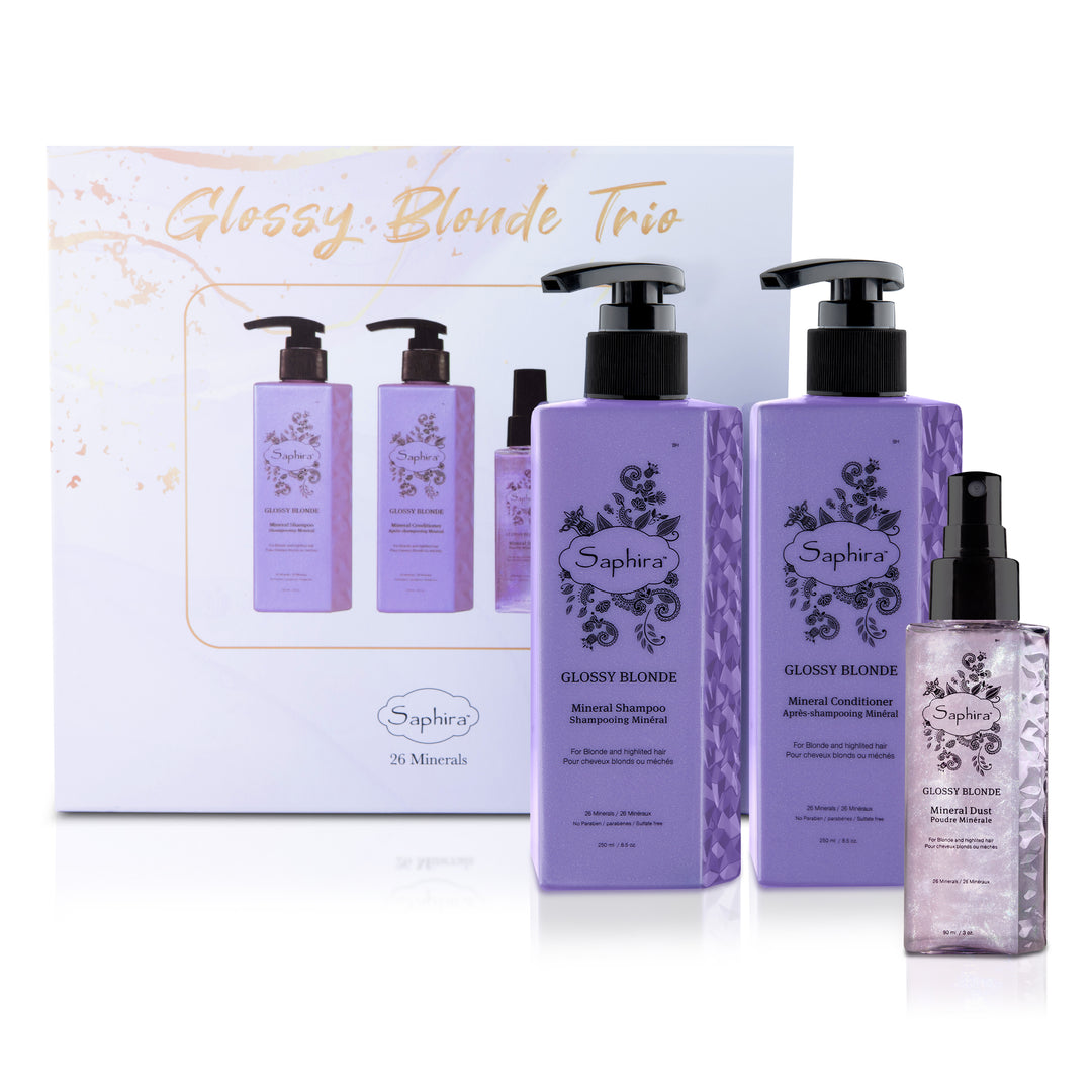 Glossy Blonde Trio Gift Set - Saphira