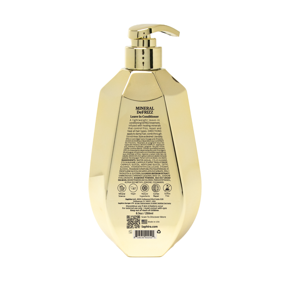 Mineral Defrizz leave in Conditioner