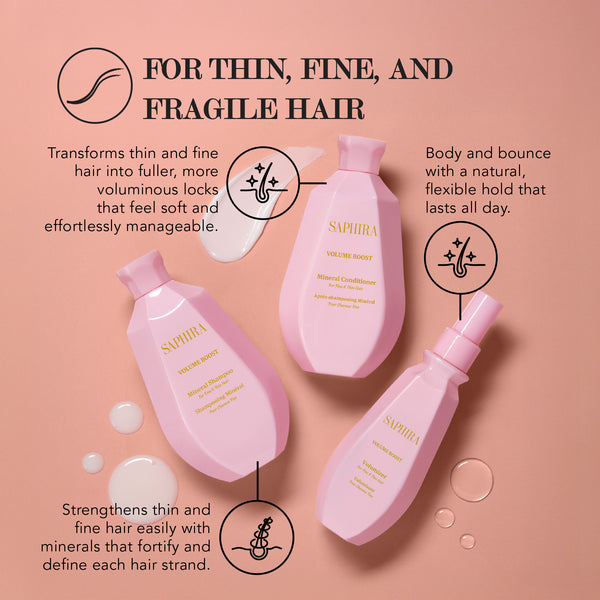 Volume Boost kit (Shampoo,Conditioner,Volumizer) bundle