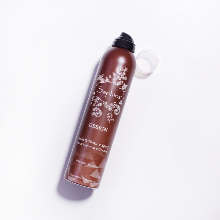 Strong long-lasting finishing hold deign hair spray